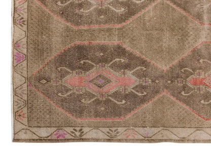 Vintage Large Rug, Oushak Area Rug 5 x 12'4 feet 152 x 375 cm