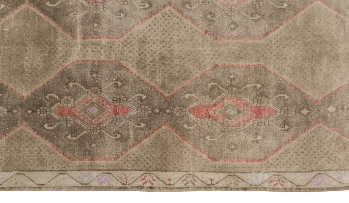 Vintage Large Rug, Oushak Area Rug 5 x 12'4 feet 152 x 375 cm