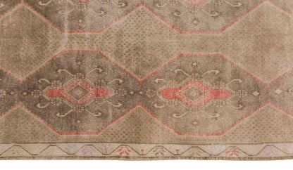 Vintage Large Rug, Oushak Area Rug 5 x 12'4 feet 152 x 375 cm