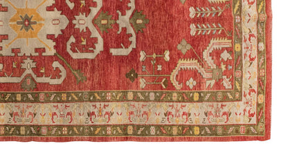 Vintage Large Rug, Oushak Area Rug 5 x 12 feet 152 x 365 cm