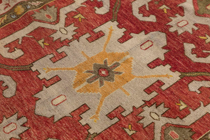 Vintage Large Rug, Oushak Area Rug 5 x 12 feet 152 x 365 cm