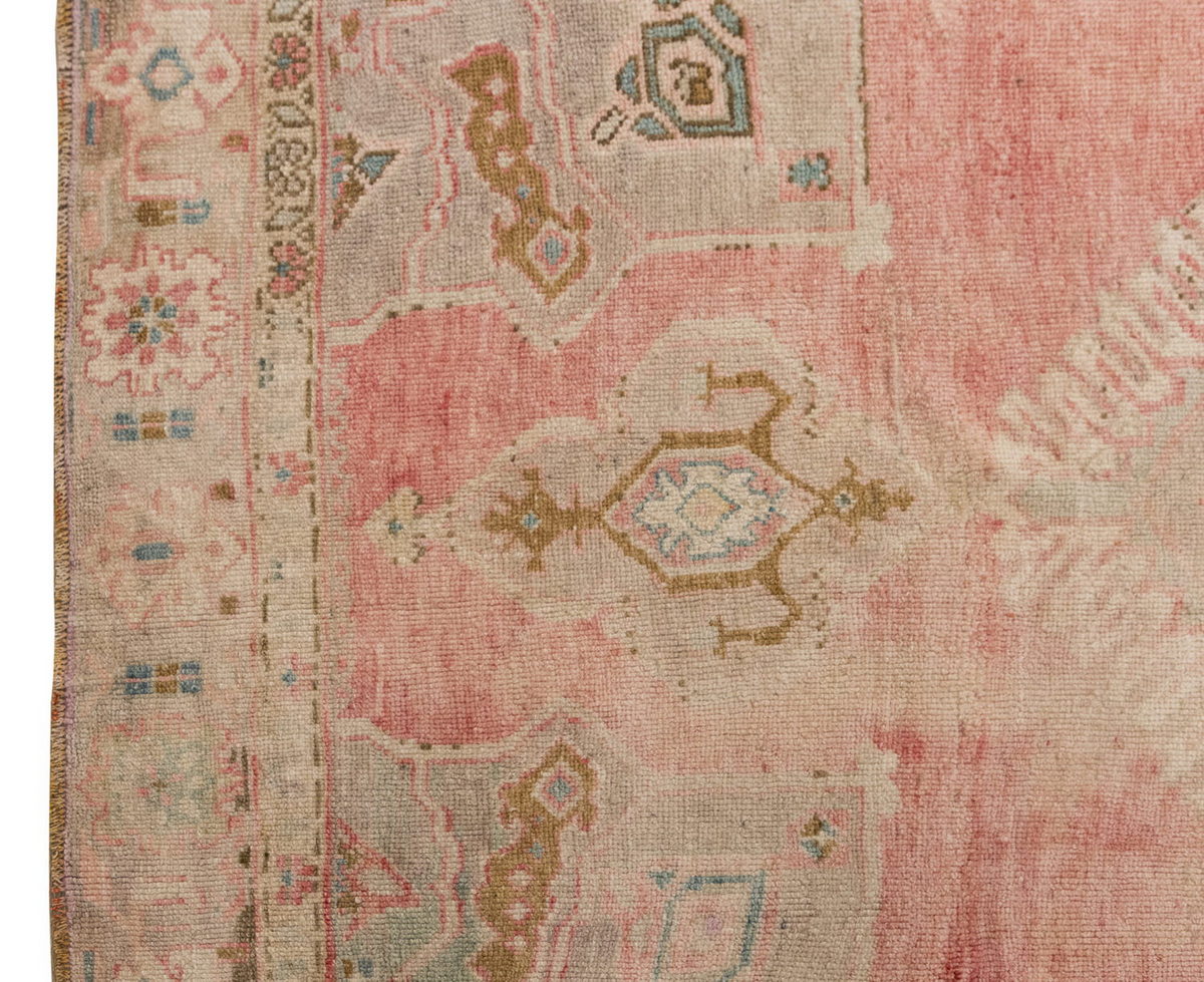 Vintage Large Rug, Oushak Area Rug 5 x 9'10 feet 152 x 300 cm