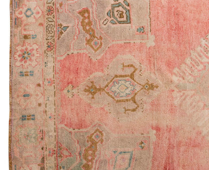 Vintage Large Rug, Oushak Area Rug 5 x 9'10 feet 152 x 300 cm