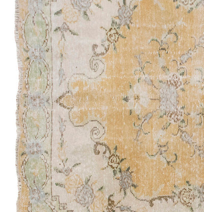 Vintage Large Rug, Oushak Area Rug 6' x 10'2" feet 182 x 310 cm