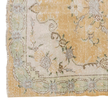 Vintage Large Rug, Oushak Area Rug 6' x 10'2" feet 182 x 310 cm