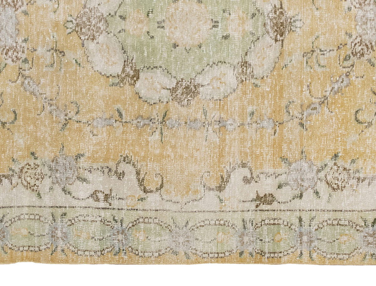 Vintage Large Rug, Oushak Area Rug 6' x 10'2" feet 182 x 310 cm