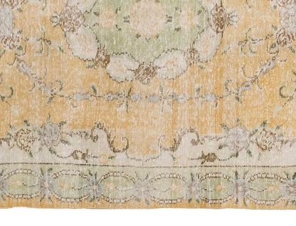 Vintage Large Rug, Oushak Area Rug 6' x 10'2" feet 182 x 310 cm