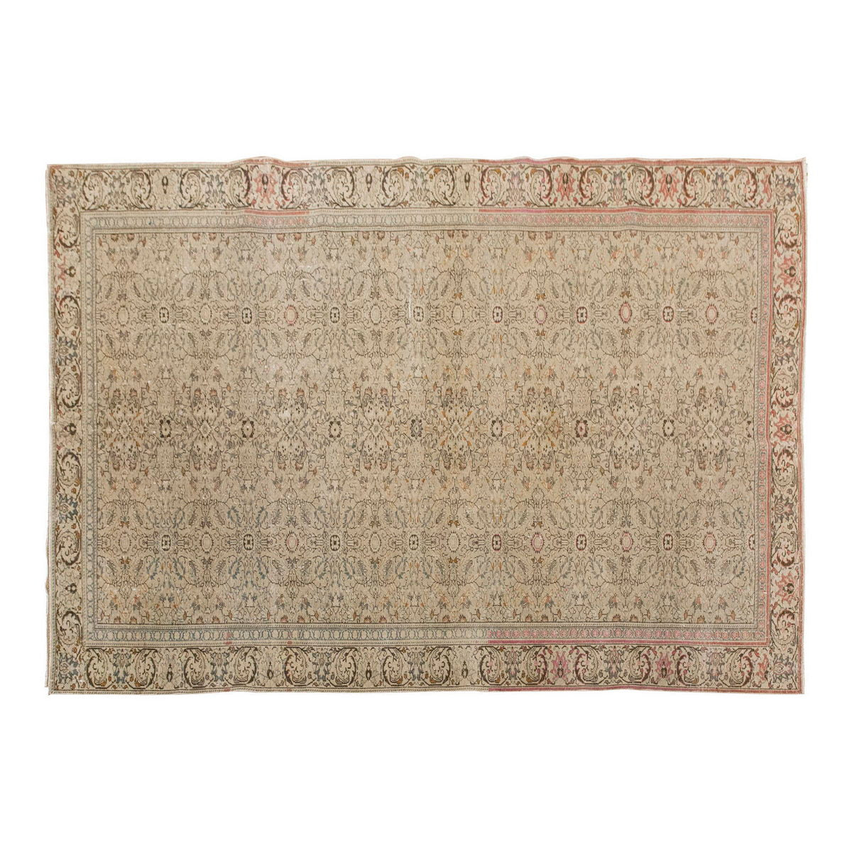 Vintage Large Rug, Oushak Area Rug 6' x 9'3" feet 184 x 282 cm