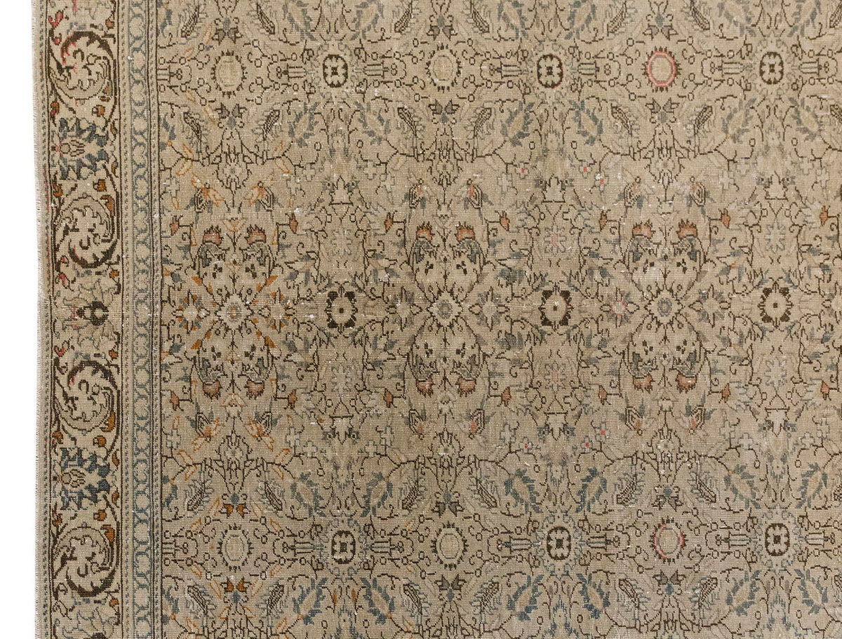 Vintage Large Rug, Oushak Area Rug 6' x 9'3" feet 184 x 282 cm