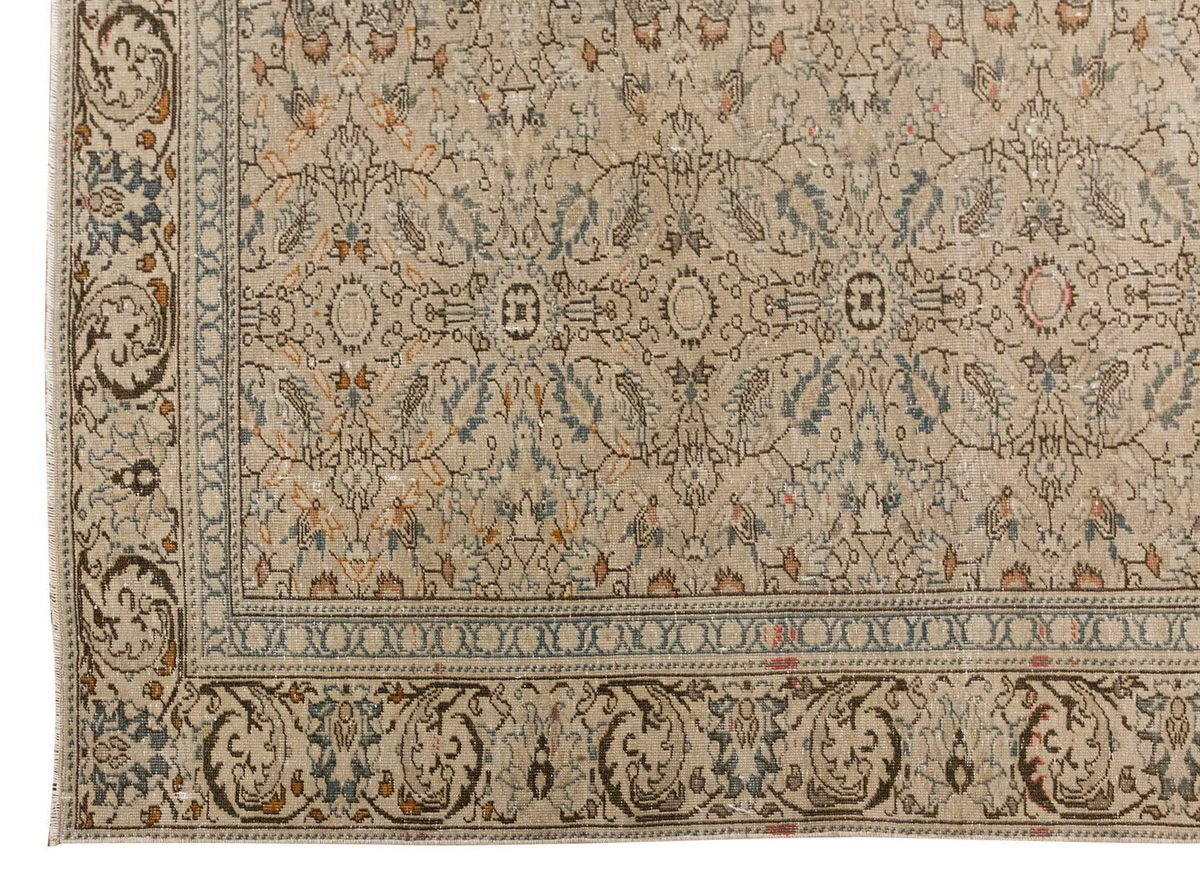 Vintage Large Rug, Oushak Area Rug 6' x 9'3" feet 184 x 282 cm