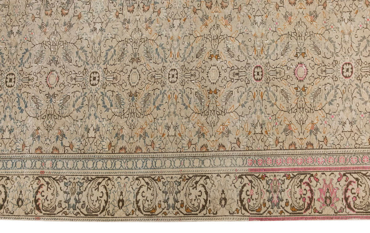 Vintage Large Rug, Oushak Area Rug 6' x 9'3" feet 184 x 282 cm