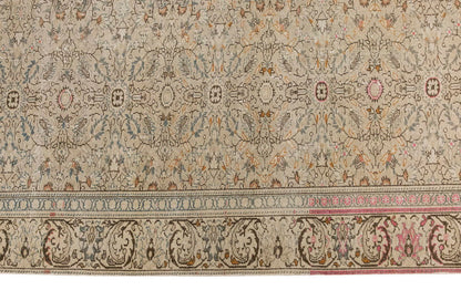 Vintage Large Rug, Oushak Area Rug 6' x 9'3" feet 184 x 282 cm