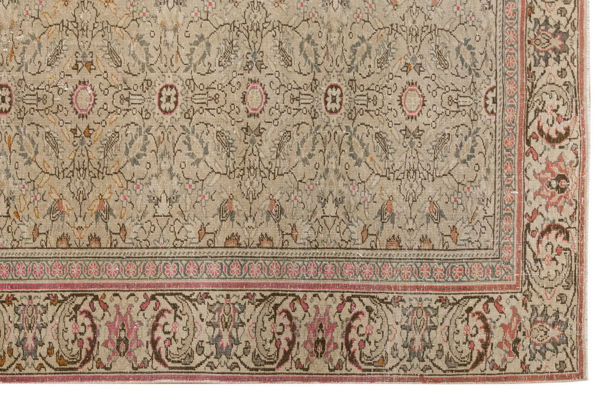 Vintage Large Rug, Oushak Area Rug 6' x 9'3" feet 184 x 282 cm