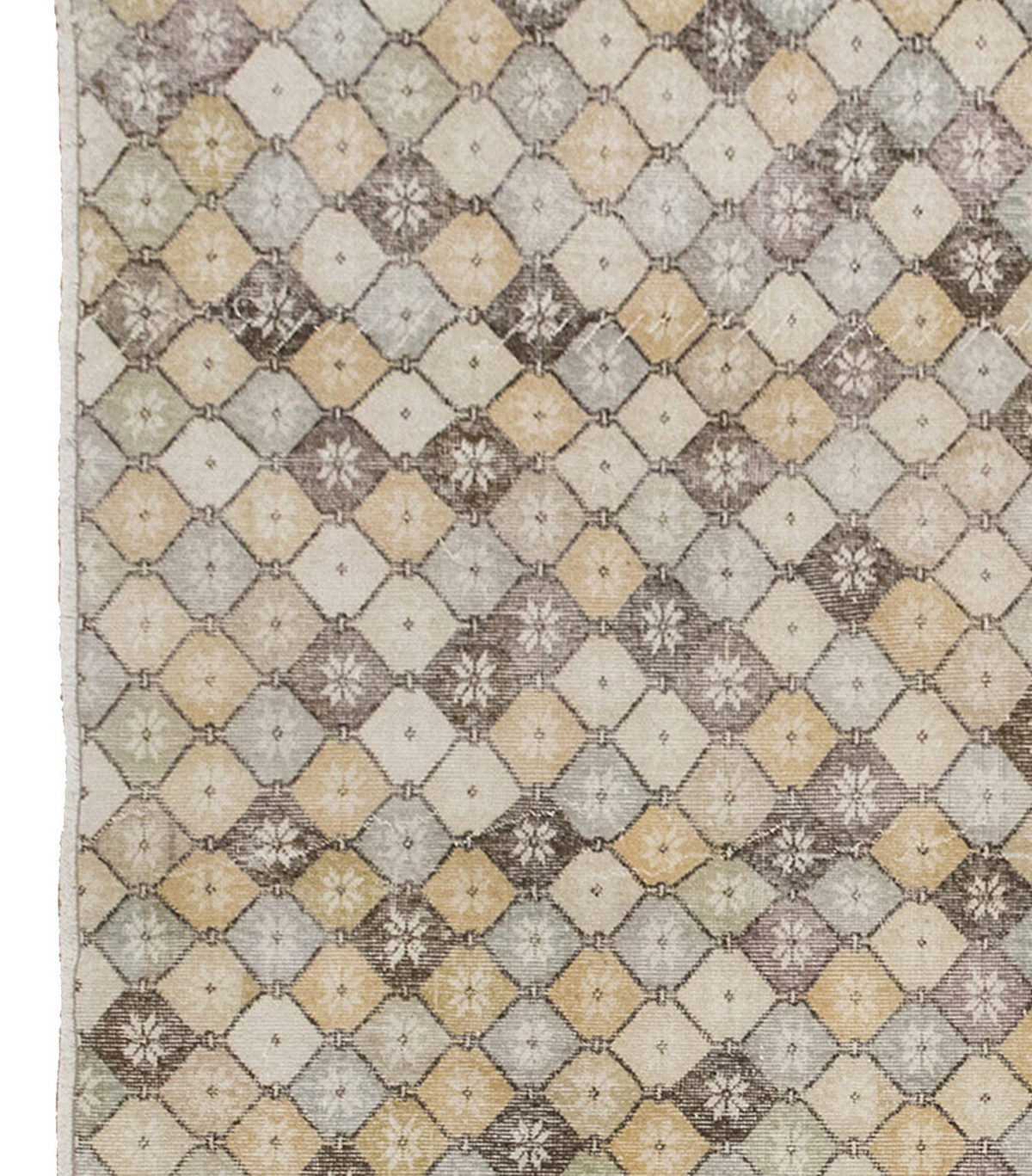 Vintage Large Rug, Oushak Area Rug 6'1" x 9'4" feet 185 x 285 cm