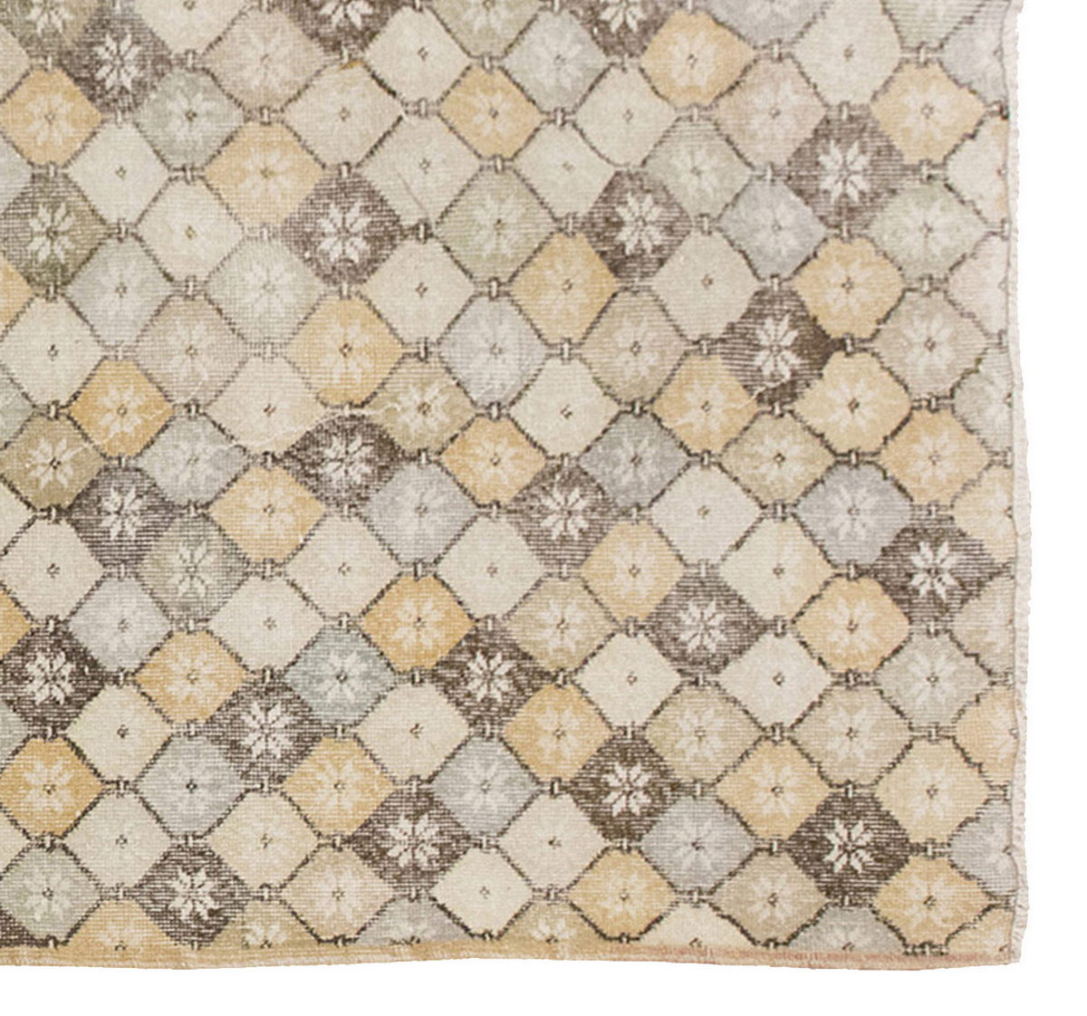 Vintage Large Rug, Oushak Area Rug 6'1" x 9'4" feet 185 x 285 cm