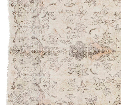 Vintage Large Rug, Oushak Area Rug 6'1" x 9'8" feet 185 x 295 cm