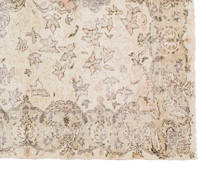 Vintage Large Rug, Oushak Area Rug 6'1" x 9'8" feet 185 x 295 cm
