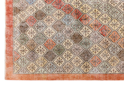 Vintage Large Rug, Oushak Area Rug 6'1 x 9'2 feet 185 x 280 cm