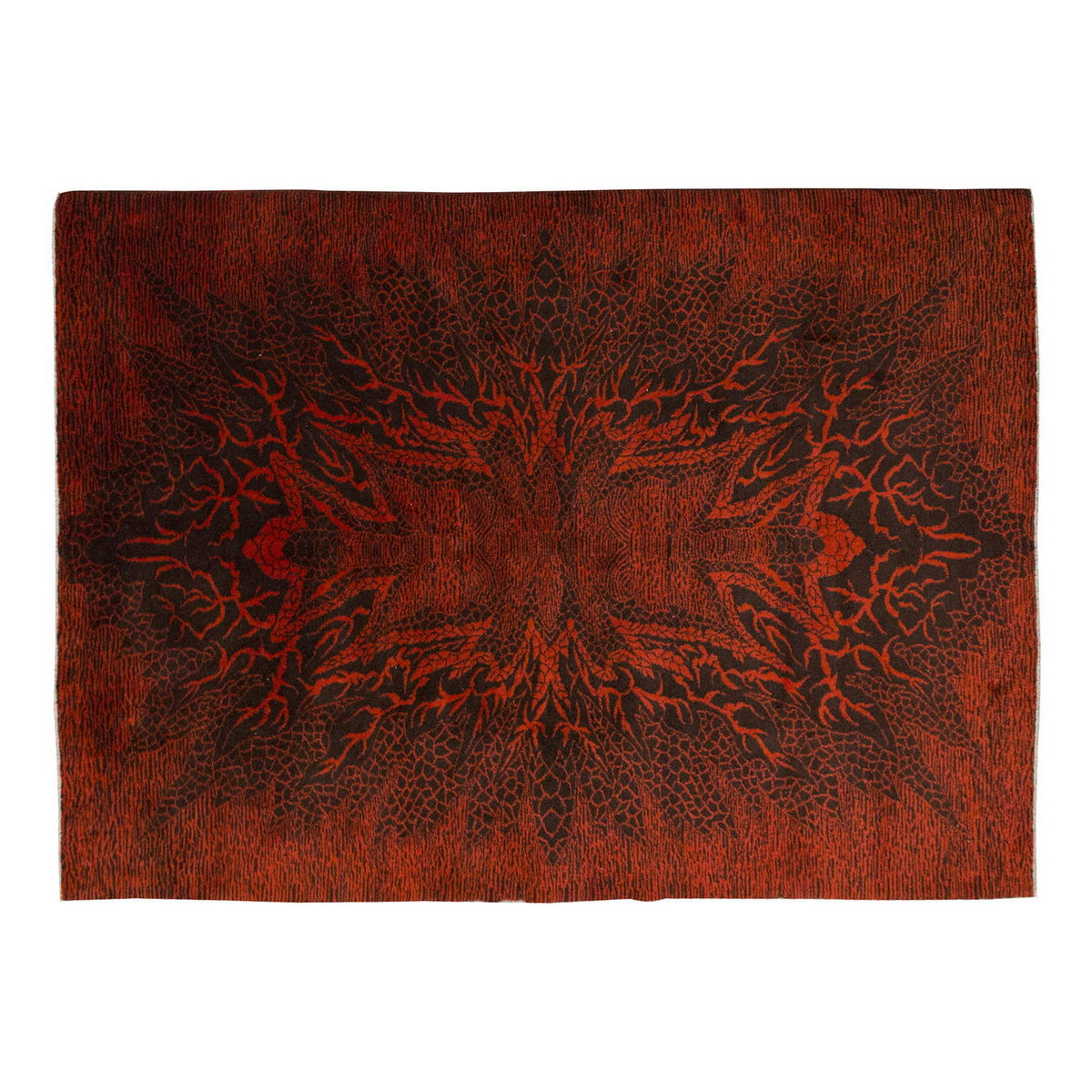 Vintage Large Rug, Oushak Area Rug 6'10" x 10'3" feet 208 x 312 cm