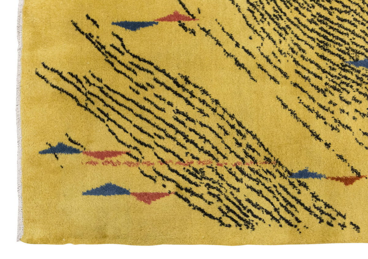Vintage Large Rug, Oushak Area Rug 6'10 x 9'7 feet 208 x 293 cm