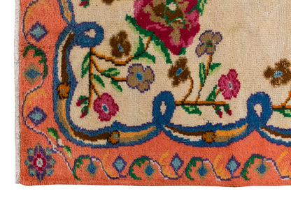 Vintage Large Rug, Oushak Area Rug 6'10 x 9'8 feet 209 x 295 cm