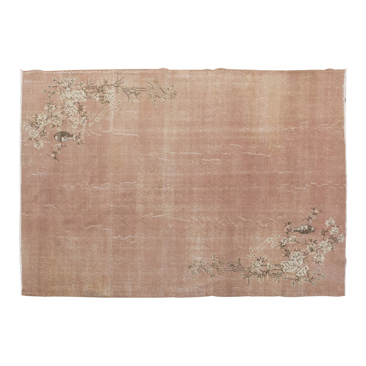 Vintage Large Rug, Oushak Area Rug 6'11" x 10' feet 212 x 305 cm