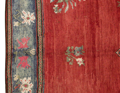 Vintage Large Rug, Oushak Area Rug 6'11" x 10'1" feet 212 x 308 cm