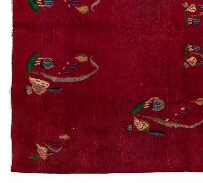Vintage Large Rug, Oushak Area Rug 6'11" x 10'2" feet 210 x 310 cm
