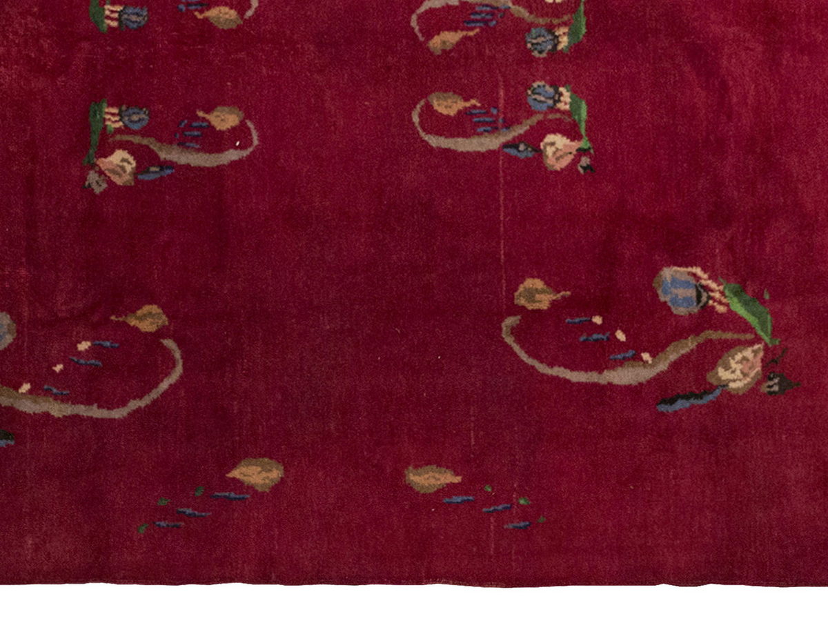 Vintage Large Rug, Oushak Area Rug 6'11" x 10'2" feet 210 x 310 cm