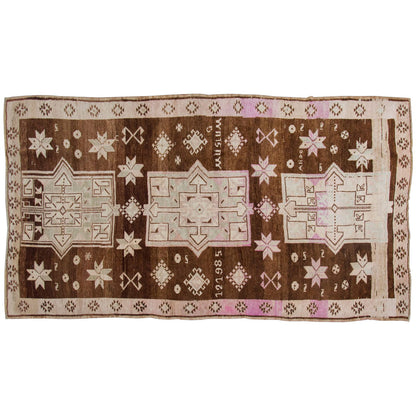 Vintage Large Rug, Oushak Area Rug 6'11" x 12'6" feet 210 x 380 cm