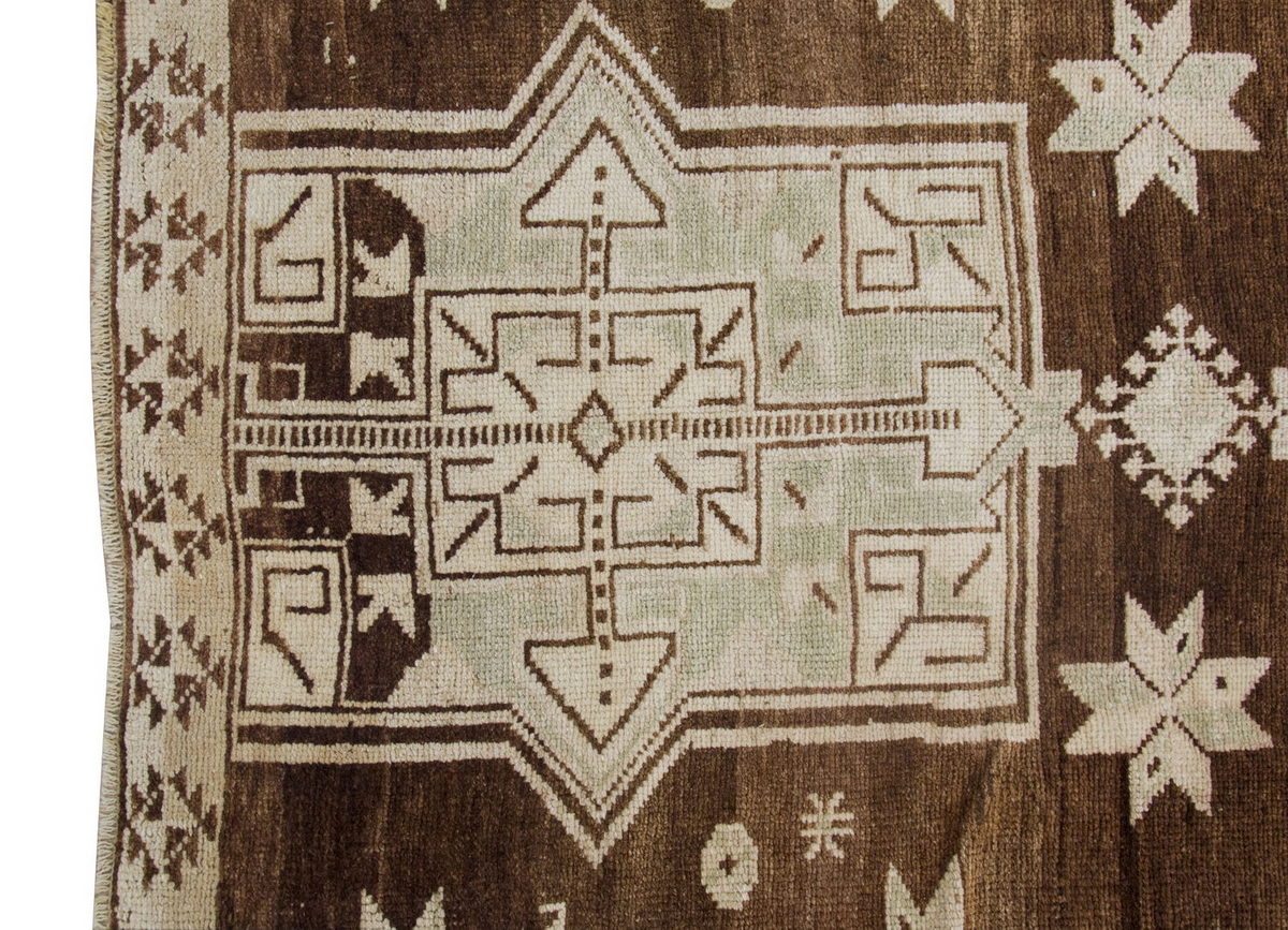Vintage Large Rug, Oushak Area Rug 6'11" x 12'6" feet 210 x 380 cm
