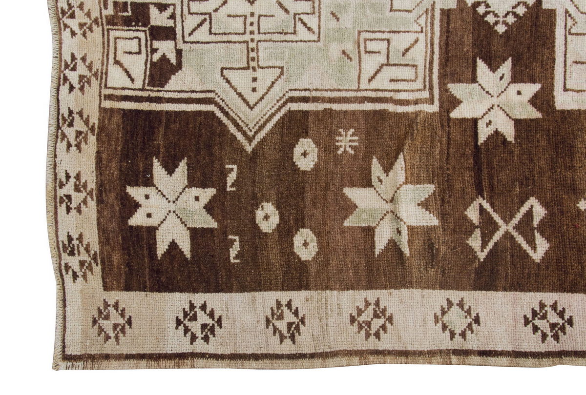 Vintage Large Rug, Oushak Area Rug 6'11" x 12'6" feet 210 x 380 cm