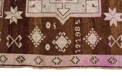 Vintage Large Rug, Oushak Area Rug 6'11" x 12'6" feet 210 x 380 cm