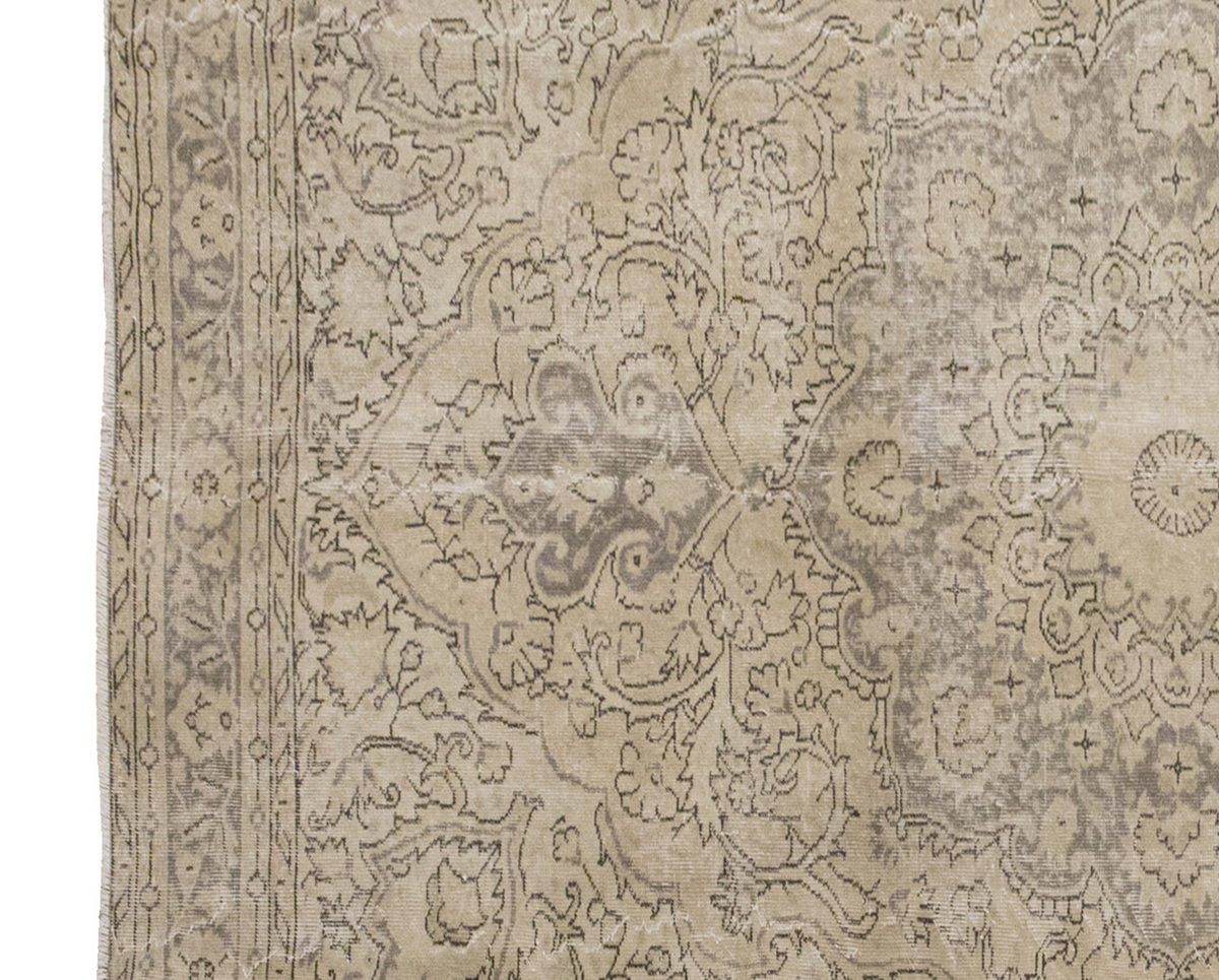 Vintage Large Rug, Oushak Area Rug 6'11" x 9'11" feet 210 x 303 cm