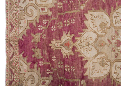 Vintage Large Rug, Oushak Area Rug 6'11" x 9'7" feet 210 x 291 cm