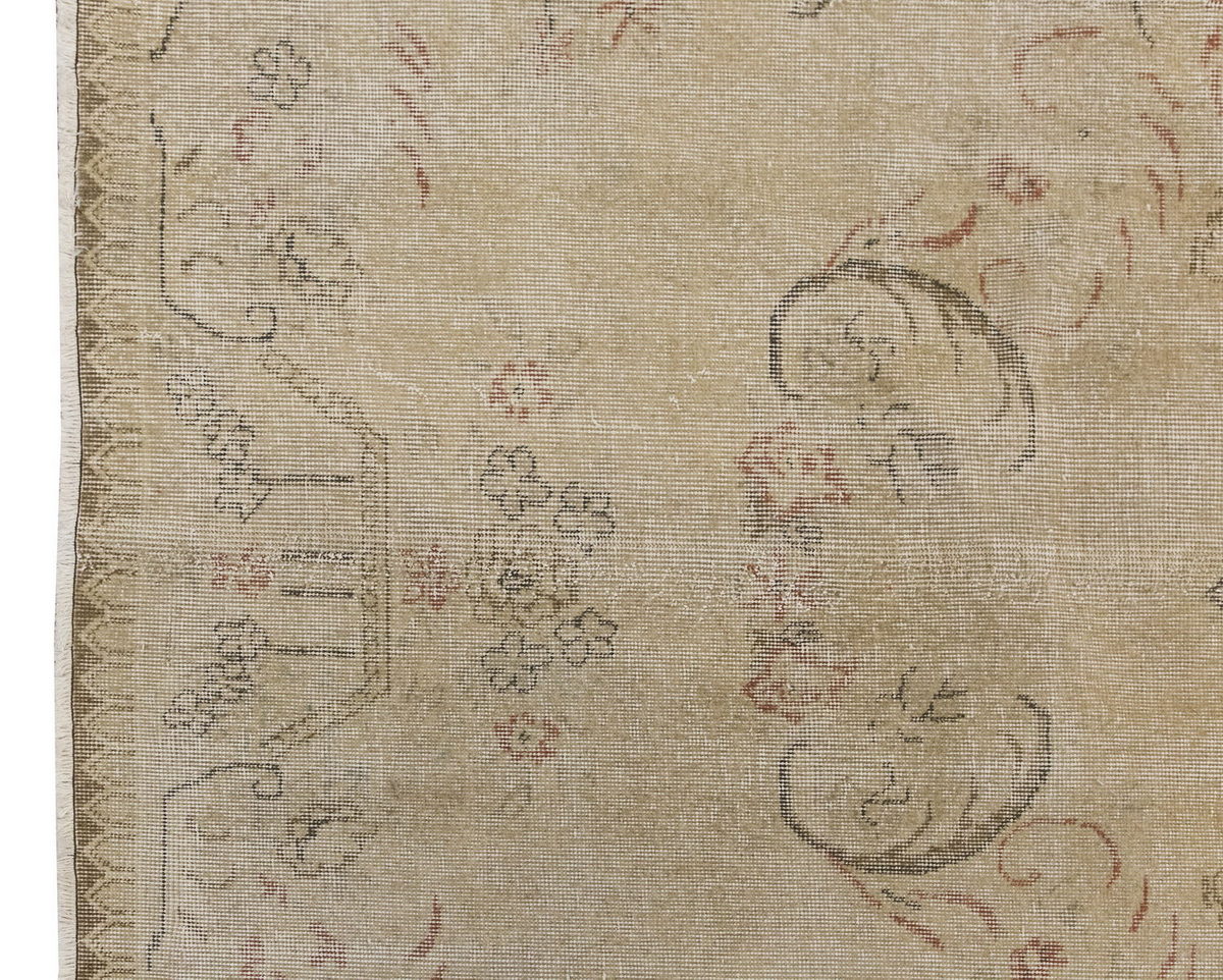 Vintage Large Rug, Oushak Area Rug 6'11 x 9'10 feet 210 x 300 cm