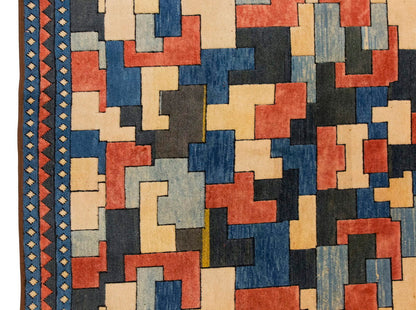 Vintage Large Rug, Oushak Area Rug 6'11 x 9'10 feet 210 x 300 cm