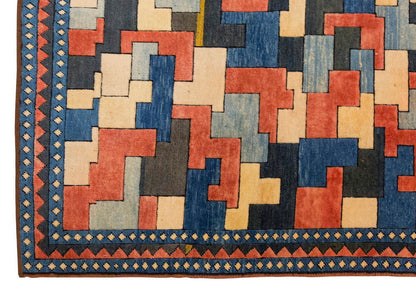 Vintage Large Rug, Oushak Area Rug 6'11 x 9'10 feet 210 x 300 cm