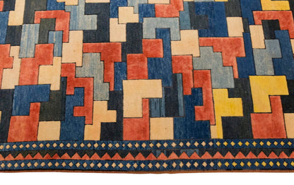 Vintage Large Rug, Oushak Area Rug 6'11 x 9'10 feet 210 x 300 cm