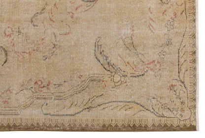 Vintage Large Rug, Oushak Area Rug 6'11 x 9'10 feet 210 x 300 cm