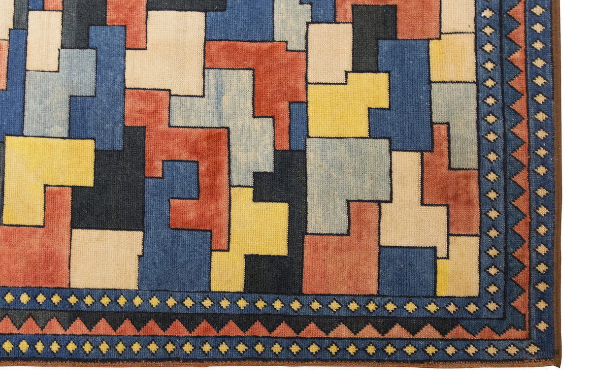 Vintage Large Rug, Oushak Area Rug 6'11 x 9'10 feet 210 x 300 cm
