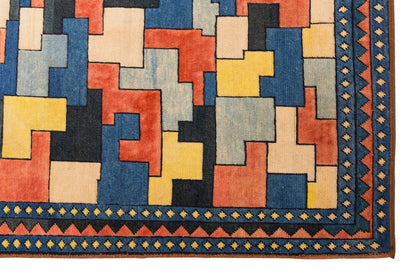 Vintage Large Rug, Oushak Area Rug 6'11 x 9'10 feet 210 x 300 cm