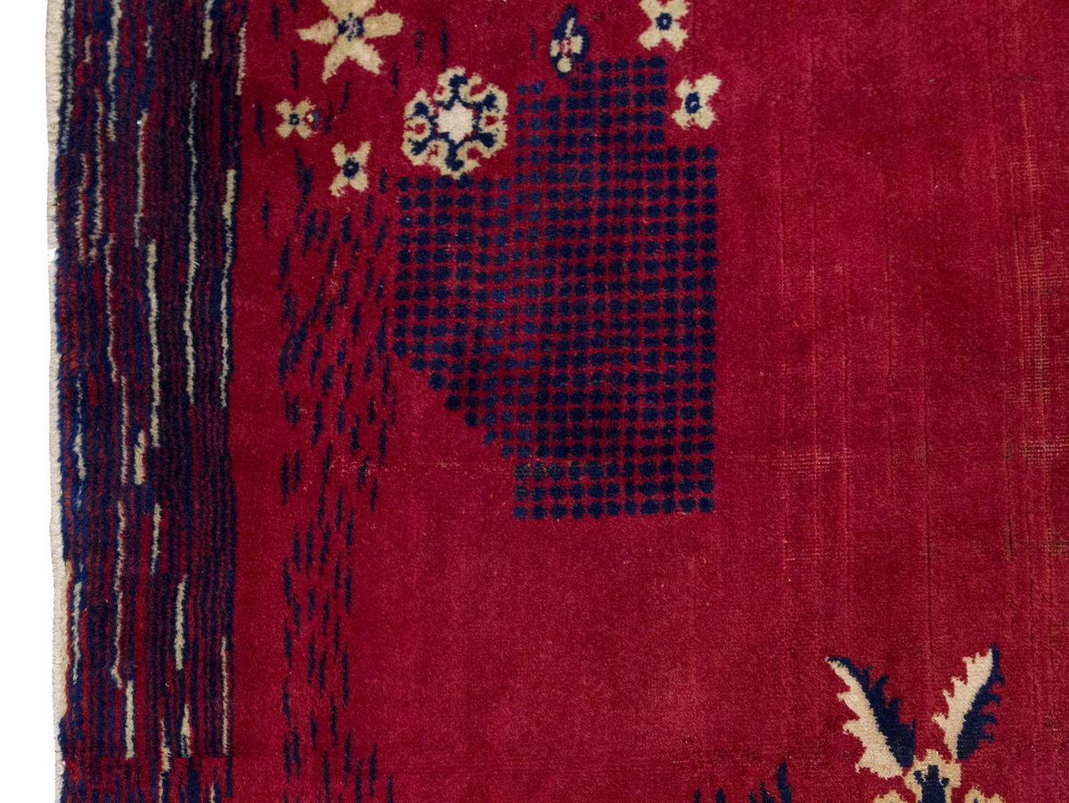 Vintage Large Rug, Oushak Area Rug 6'11 x 9'7 feet 210 x 292 cm