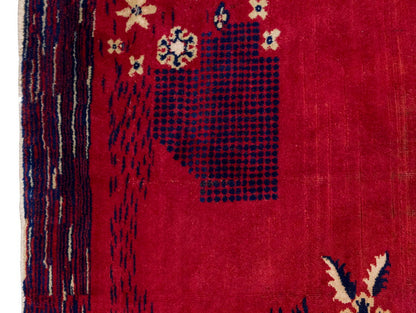Vintage Large Rug, Oushak Area Rug 6'11 x 9'7 feet 210 x 292 cm