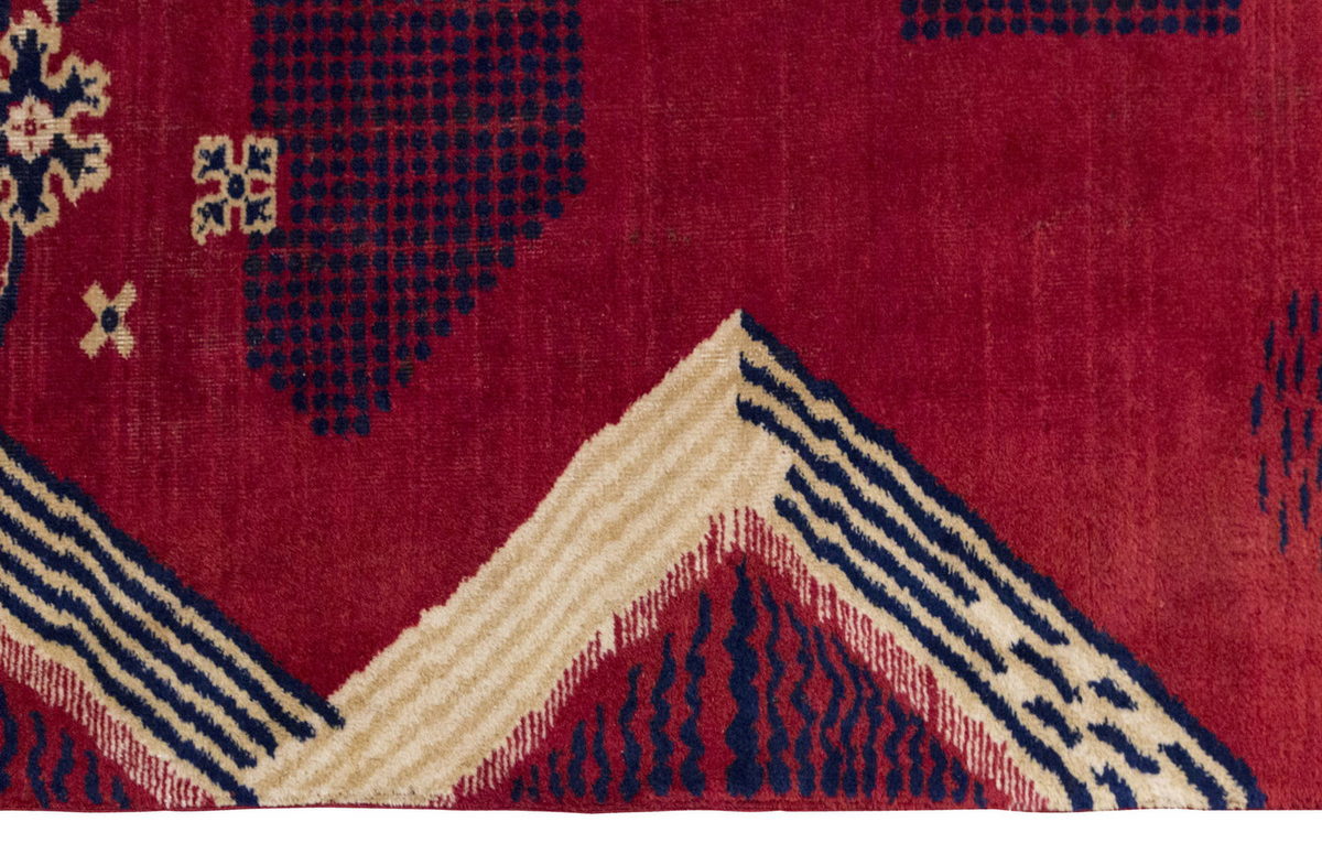 Vintage Large Rug, Oushak Area Rug 6'11 x 9'7 feet 210 x 292 cm