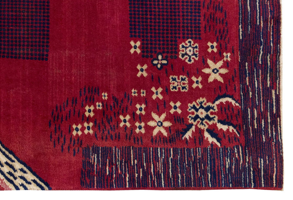 Vintage Large Rug, Oushak Area Rug 6'11 x 9'7 feet 210 x 292 cm