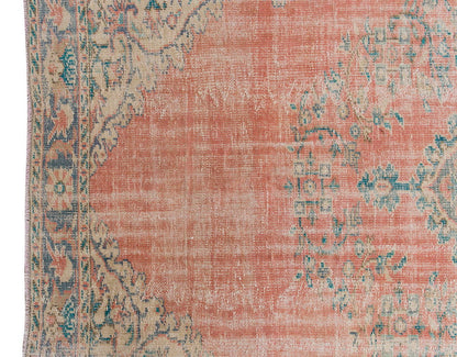 Vintage Large Rug, Oushak Area Rug 6'2" x 10 feet 188 x 305 cm