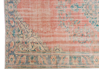 Vintage Large Rug, Oushak Area Rug 6'2" x 10 feet 188 x 305 cm