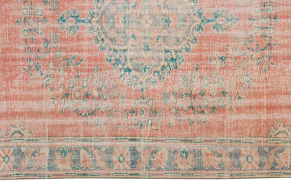 Vintage Large Rug, Oushak Area Rug 6'2" x 10 feet 188 x 305 cm