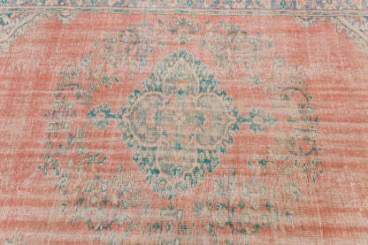 Vintage Large Rug, Oushak Area Rug 6'2" x 10 feet 188 x 305 cm
